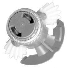 Редуктор с пластиковым штоком и двумя шестернями, 11 зубцов, h1035