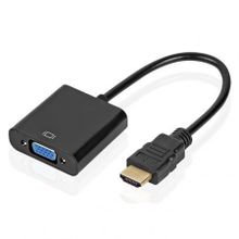 Адаптер HDMI M - VGA F, 0.1 м, черный, ATcom (AT-1013)