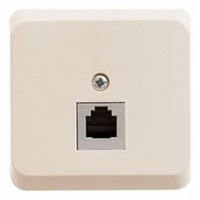 Розетка телефонная 1xRJ11 ЭТЮД, кремовый |  код. TELA-001K |  Schneider Electric
