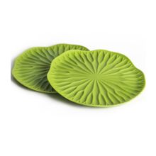 Qualy под бокалы Lotus 2 шт зеленые