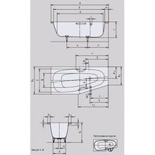 Стальная ванна Kaldewei Mini 830 R с покрытием Easy-Clean