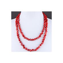 Бусики-Колечки Бусы Коралл "Кубизм" арт. П4363