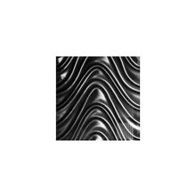 3D панели Стекло – Black Waves, 600x5x600mm, черный