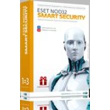 ESET NOD32 Smart Security - продление лицензии на 1 год на 3ПК