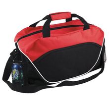 Сумка дорожная (спортивная) с 1 отделением, красная