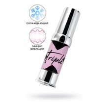 Secret Play Возбуждающий гель с эффектом вибрации и охлаждения Triple X 3 in 1 Unisex Pleasure Enhancer Gel - 15 мл.