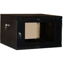 NT WALLBOX 6-63 B Шкаф 19 настенный, чёрный 6U 600x350, дверь стекло-металл