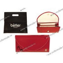 Портмоне Befler красный кожа PJ37-1 Red