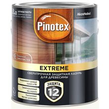 ПИНОТЕКС Экстрим антисептик сверхпрочный бесцветный (2,5л)   PINOTEX Extreme сверхпрочная лазурь по дереву прозрачная под колеровку (2,5л)