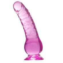 NMC Фиолетовый фаллоимитатор QUARTZ VIOLET 7INCH PVC DONG - 17,8 см. (фиолетовый)