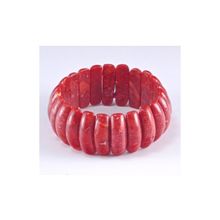 Бусики-Колечки Браслет Коралл "Лилу" арт. бНКО-3(26-9)-17-4