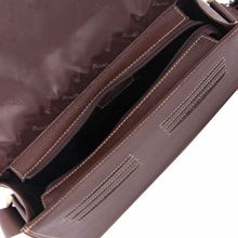 Мужская кожаная сумка 3450 02 коричневая