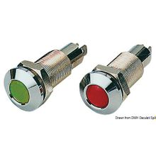 Osculati Instrument panel warning light red, 14.185.01