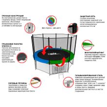 Unix Батут UNIX line Classic 14 ft (outside)