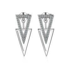 Серьги-гвоздики c посеребрением (арт. 76025-89)