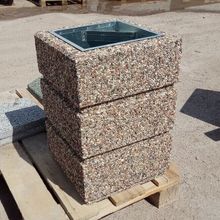 Урна бетонная Троя (Габбро диабаз)