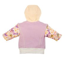 Lucky child Кофточка с капюшоном на молнии (футер) "Тропический рай" 26-17ф