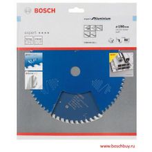 Bosch Пильный диск Expert for Aluminium 190x30x2.6 1.6x56T по алюминию (2608644102 , 2.608.644.102)