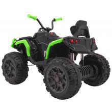 Детский квадроцикл Grizzly ATV 4WD Green Black 12V с пультом управления - BDM0906-4