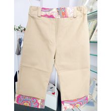 Fleole бежевые с сиреневой отделкой