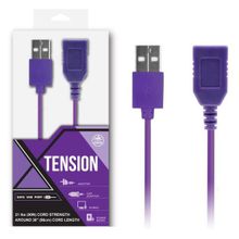 NMC Фиолетовый удлинитель USB-провода - 100 см.