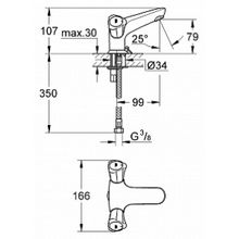 Смеситель Grohe Costa L 21100001 для раковины