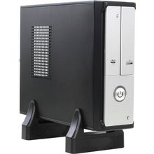 Корпус Minitower Exegate    MI-206    Black (&Silver) Mini-ITX 350W (24+4пин)
