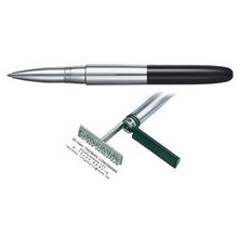 HERI 8521 - Гелевая ручка со штампом, чёрный лакированный корпус