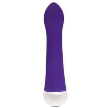 Фиолетовый вибратор Fashion Succubi Caressing Vibe - 14,5 см.