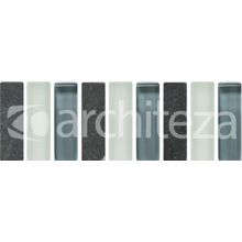Мозаика Architeza Candy бордюры Pastille Dull чип 48х15 сетка 4,8х30,6