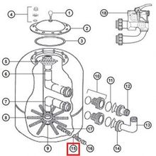 Кольцо дренажного клапана Hayward Powerline Polyester