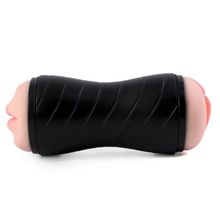 Двусторонний мастурбатор Gina в тубе - вагина и ротик (109707)