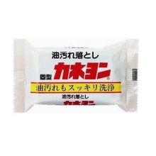 Kaneyo Хозяйственное мыло с абразивами, для удаления масляных пятен с одежды, аромат мяты, 110 г