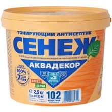 Сенеж Аквадекор 2.5 кг бесцветный