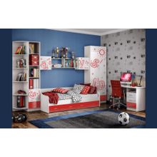 Миф Модульная детская Вега Алфавит красный