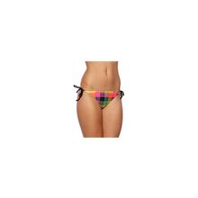 Плавки женские Roxy Multico Newport Bikini Tie Sides Black Small Multi