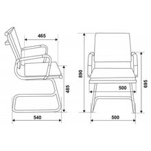 Кресло БЮРОКРАТ CH-993-LOW-V BROWN низкая спинка коричневый искусственная кожа
