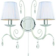 Arte Lamp A1743AP-2WH ROMANA SNOW бра (настенный светильник хрустальный)