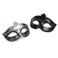 Fifty Shades of Grey Набор из двух маскарадных масок Masks On Masquerade (черный с серебристым)