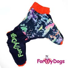 Тёплый комбинезон ForMyDogs для собак девочек синий FW478 3-2017 F