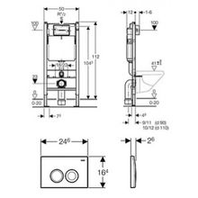 Комплект Roca Meridian 346247000 с крышкой-сиденьем + Система инсталляции для унитазов Geberit Duofix