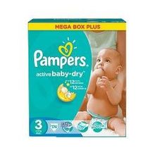 Подгузники Pampers Active Baby-Dry 3 (5-9 кг), 174 шт