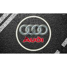 LED подсветка двери Carsys RX-S3A Audi в штатное место с логотипом авто