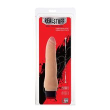 Dream Toys Телесный вибратор-реалистик REALSTUFF 7.5INCH VIBRATOR - 19 см. (телесный)