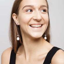 Клипсы под серебро (арт. 63534-9529)