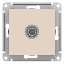 Розетка TV ATLASDESIGN, проходная, бежевый |  код. ATN000292 |  Schneider Electric