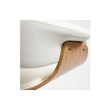 Tetchair Барный стул VIMTA (mod.4021S), белый натуральный хром