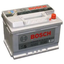 Аккумулятор автомобильный Bosch S5 004 6СТ-61 обр. (низкий) 242x175x175