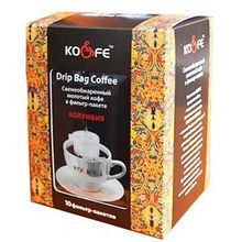 Drip Bag Coffee Колумбия молотый в фильтр-пакете 1уп. (10шт.)