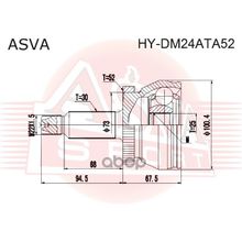 Шрус Внешний ASVA арт. HYDM24ATA52